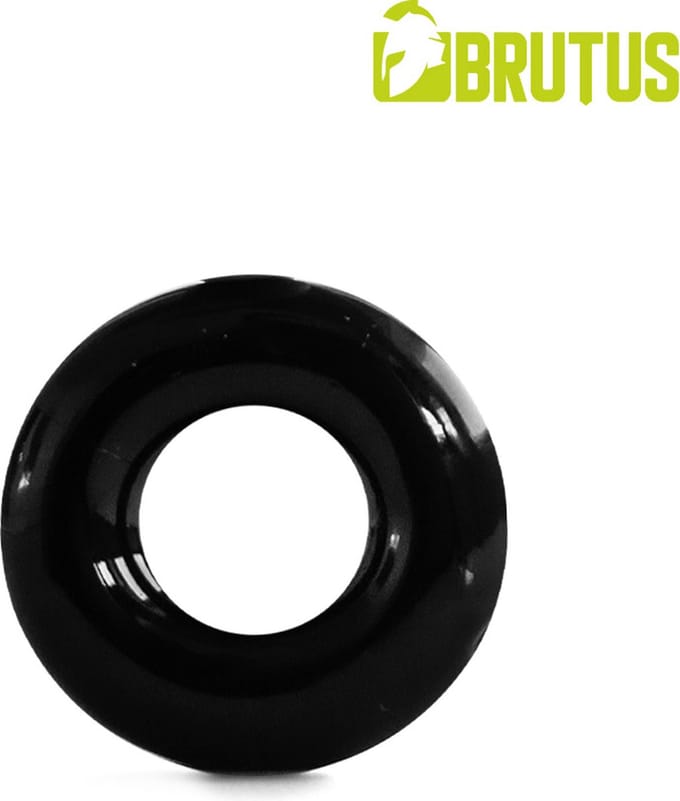 Brutus - Stretto - Dikke Rekbare Cockring - Zwart