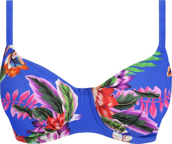 Fantasie HALKIDIKI UW GATHERED FULL CUP BIKINI TOP Dames Bikinitopje - Ultramarine - Maat 80D (EU)