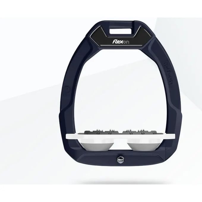 Veiligheidsstijgbeugels Plat Ultra Grip Aluminium/Wit/Grijs Flex-On Safe-On