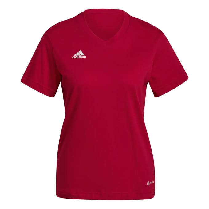 adidas Performance Entrada 22 T-shirt - Dames - Rood- 2XS
