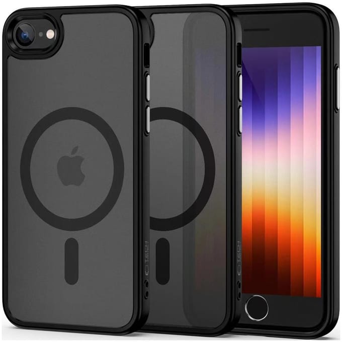 Tech-Protect MagMat MagSafe Case for iPhone 7 / 8 / SE 2020 / 2022 - Matte Black