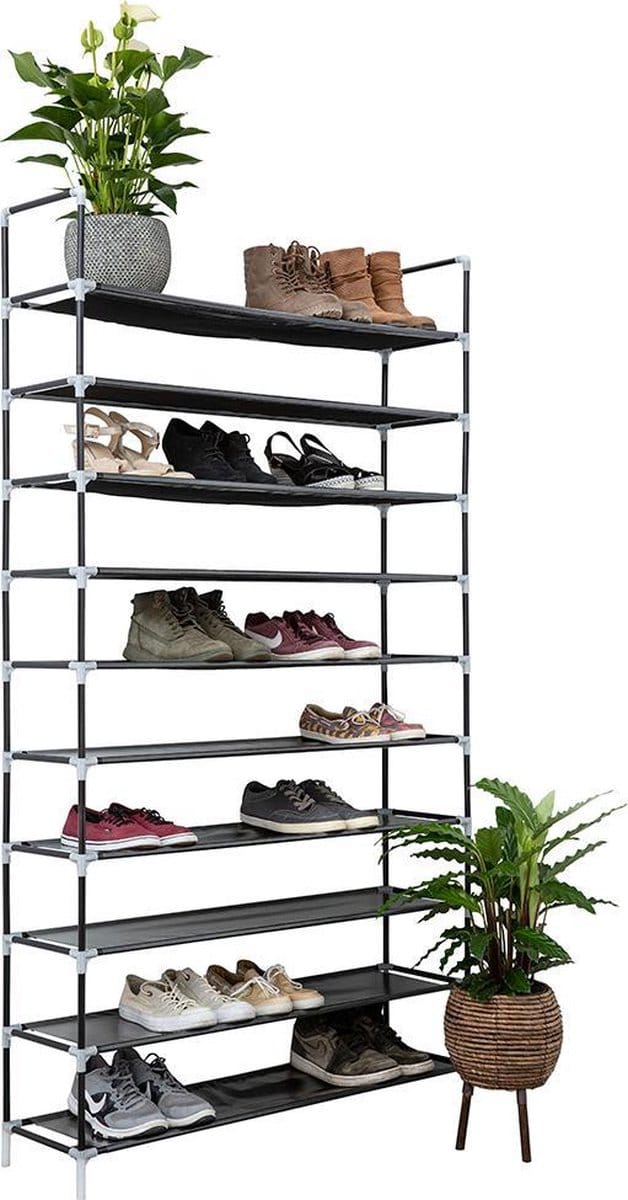 IVOL Deluxe Schoenenrek voor 50 paar - Zwart