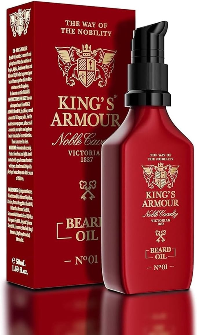 King's Armour Noble - Baard Olie - 50 ml