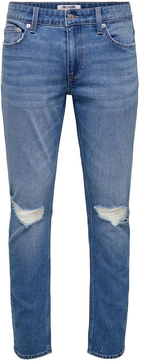 ONLY&SONS - ONSLOOM SLIM DESTROY BOX5593 PIM DNM EXT - Heren - Jeans