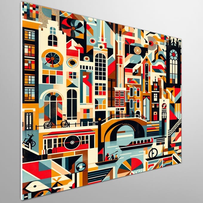 Kunstprint | Wanddecoratie | Dibond | 80 × 80 cm
