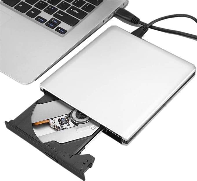 Externe 3D Blu-Ray CD/DVD-brander met USB 3.0 voor snelle datatransfer