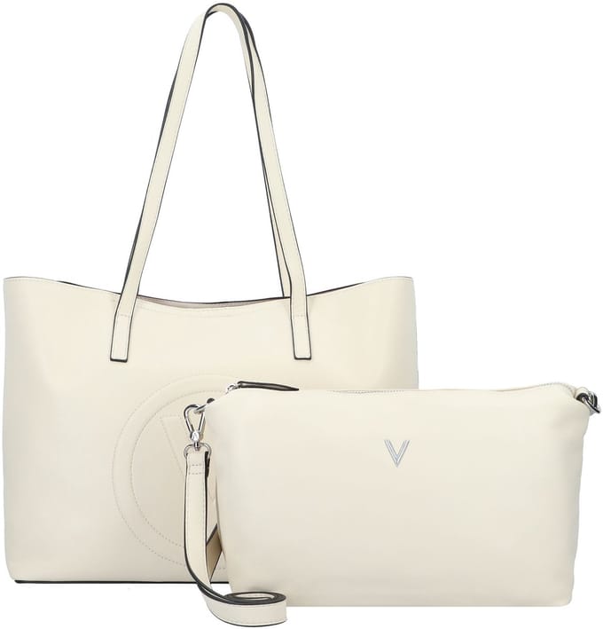 VALENTINO Shopper Schoudertas Selena Re Shopping Bag Ecru Beige