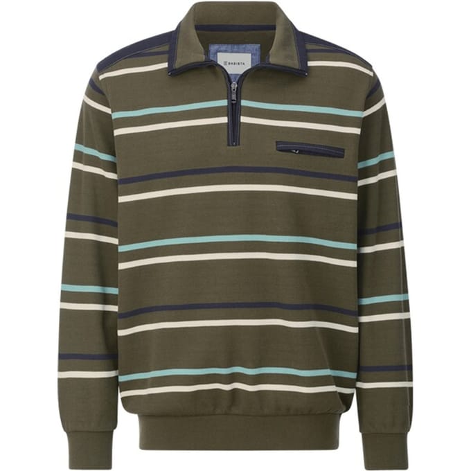 Babista herren Sweatshirt - 44/46 - olijf - Plus Size