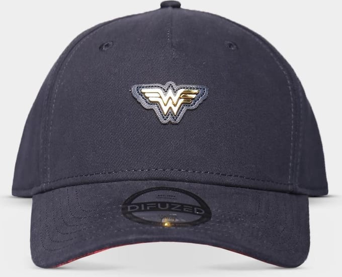DC Comics Wonder Woman - Logo Snapback Pet - Zwart