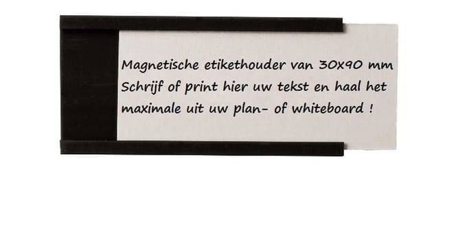 Legamaster magnetisch etikethouder 30x90mm