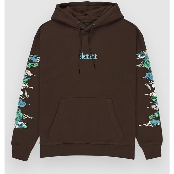Element Rolling Dead Po Hoodie bruin