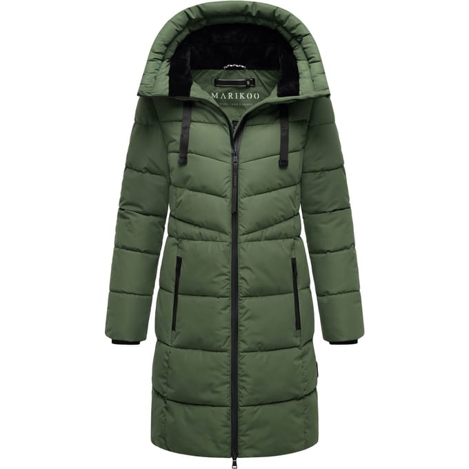 Marikoo Natsukoo dames winterjas – warm, teddyvoering & capuchon