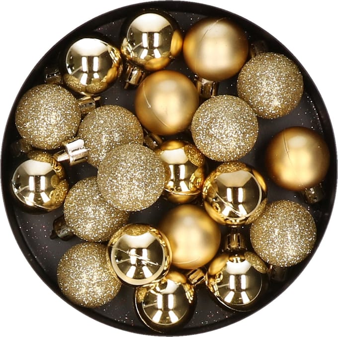 Cosy&Trendy kersballen - 20 stuks - 3cm - kunststof