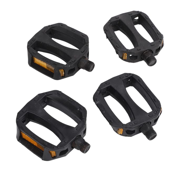 Kinderfietspedaal Antislip Kinderfietspedaal met Reflecterende Strip 12mm US Draad black