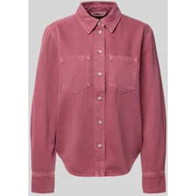 Regular fit jeansblouse van puur katoen model 'SILLA'