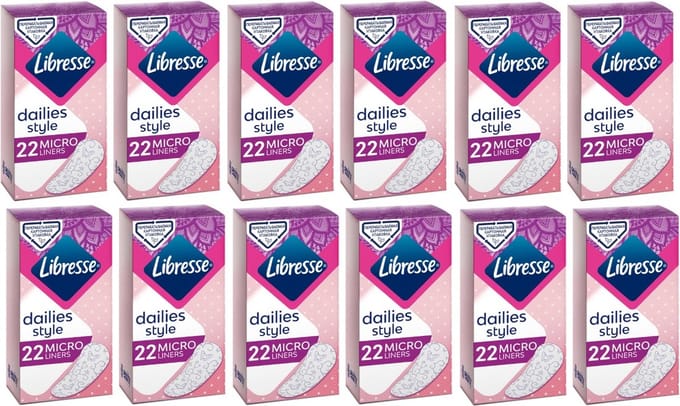 Libresse Micro Inlegkruisjes - 12x22st - Voordeelverpakking