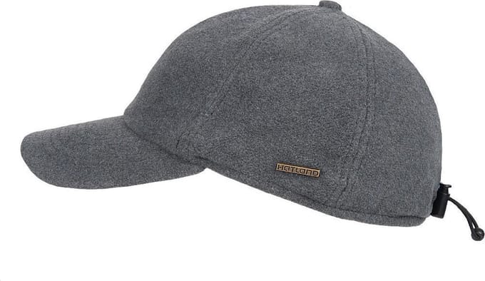 Hatland - Baseball cap voor heren - Lenox - Lichtgrijs - maat S/M (56CM)