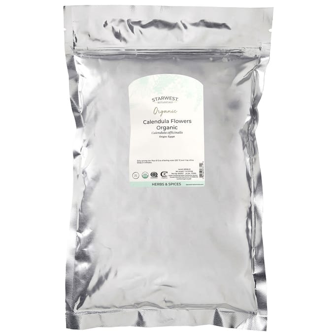 Biologische Goudsbloemblaadjes, 453.6G(1 pond) brown
