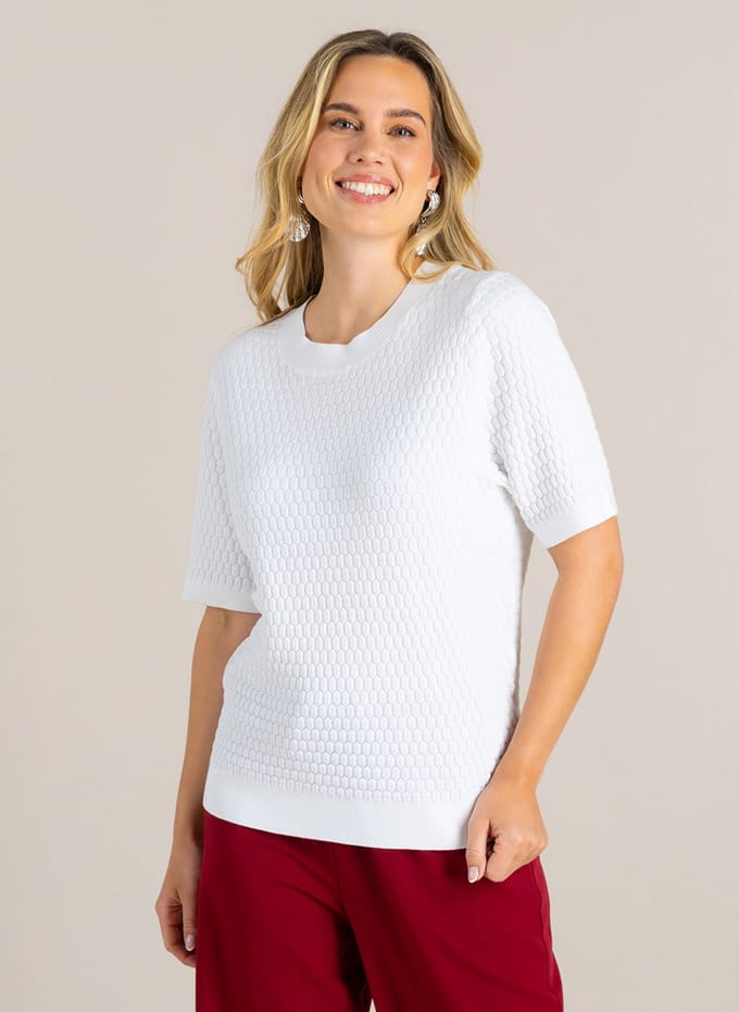IVY BEAU Giulia Tops - White - maat 38