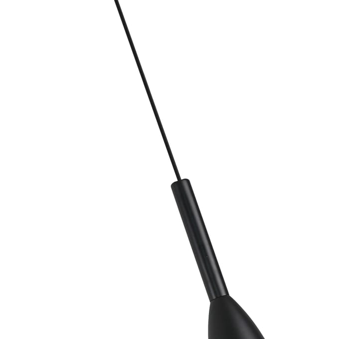 Solin Hanglamp Zwart E27 - Stijlvol en Modern