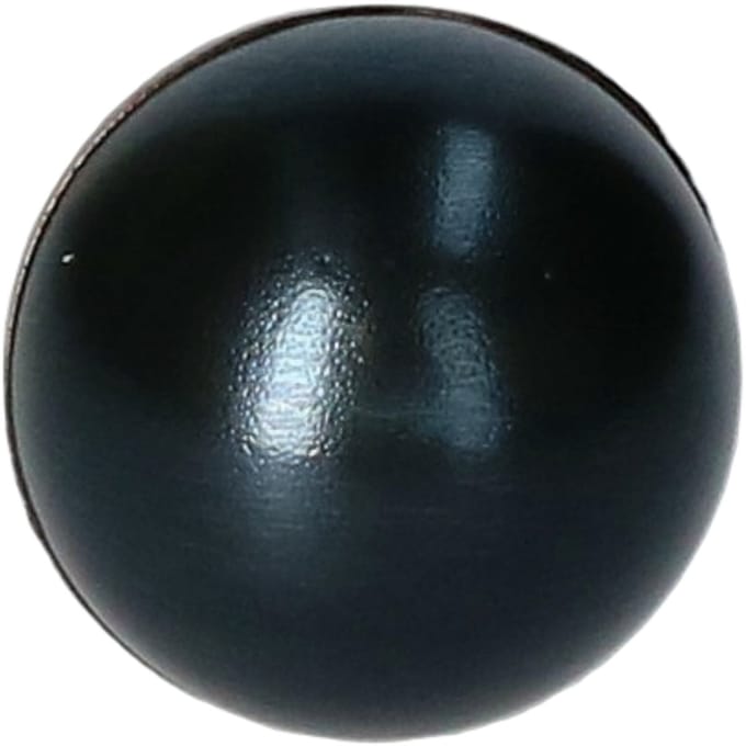 Zwarte anti stressbal 6 cm - stressballetjes