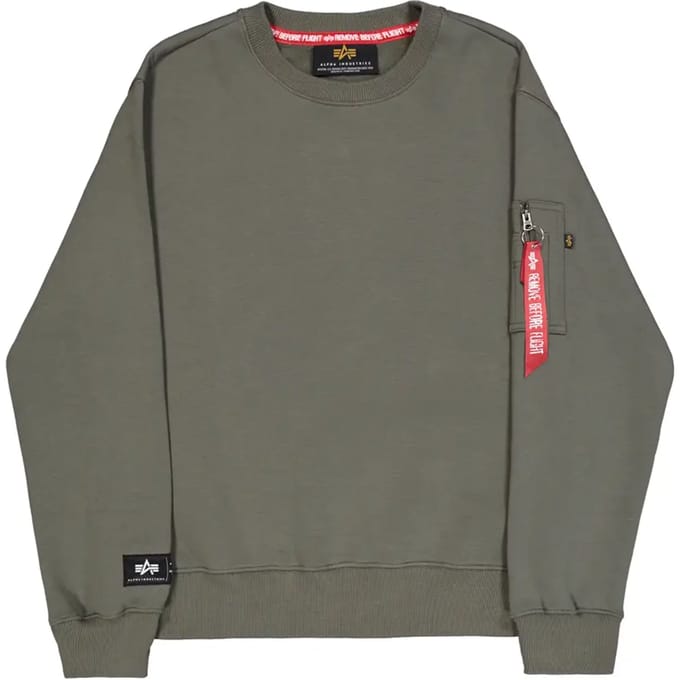 Sweatshirt Alpha Industries Label Back Print