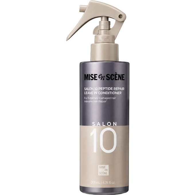 [Mise en scene] Salon 10 Peptide Repair Leave-In Conditioner 200ml gray