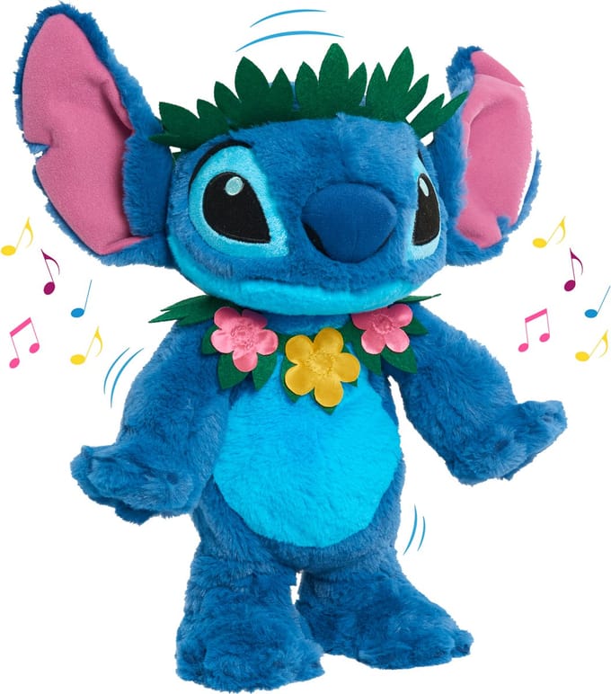 Disney Stitch - Dans & Zing met Stitch - Interactieve pluchen knuffel