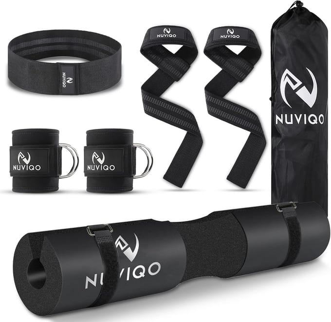 9-delige Fitness Accessoireset voor Krachttraining en Booty Workout