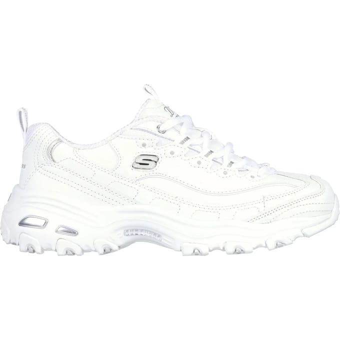 Skechers - D'Lites Fresh Start - Dames - Sneakers - Wit