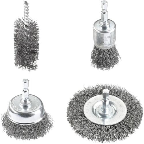 kwb Draadborstelset voor boormachines 597530 4 stuk(s)