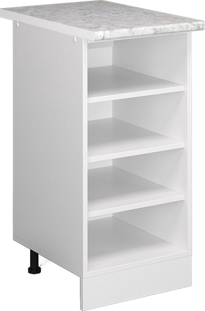 Vicco R-Line Open kast – 40 cm met open vakken, met werkblad Wit