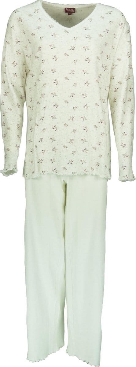 Medaillon Dames Pyjama - Doorknoop - Donker Blauw - Maat XL