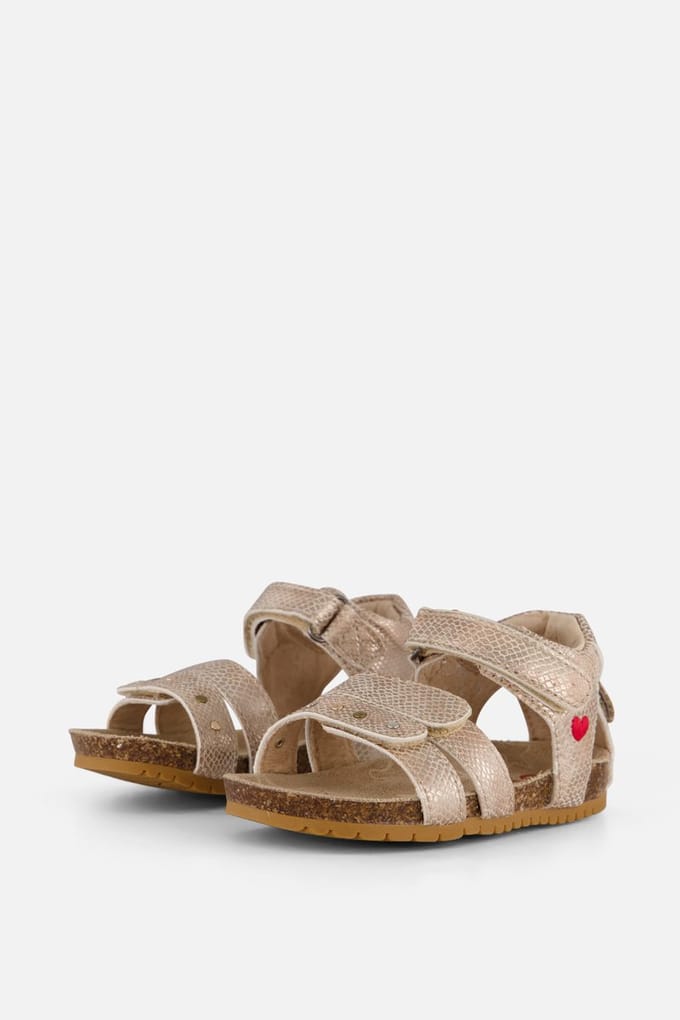Shoesme Bio Sandalen goud Pu - Maat 21