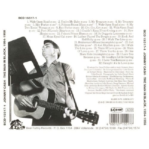Man In Black '54-'58 - Johnny Cash