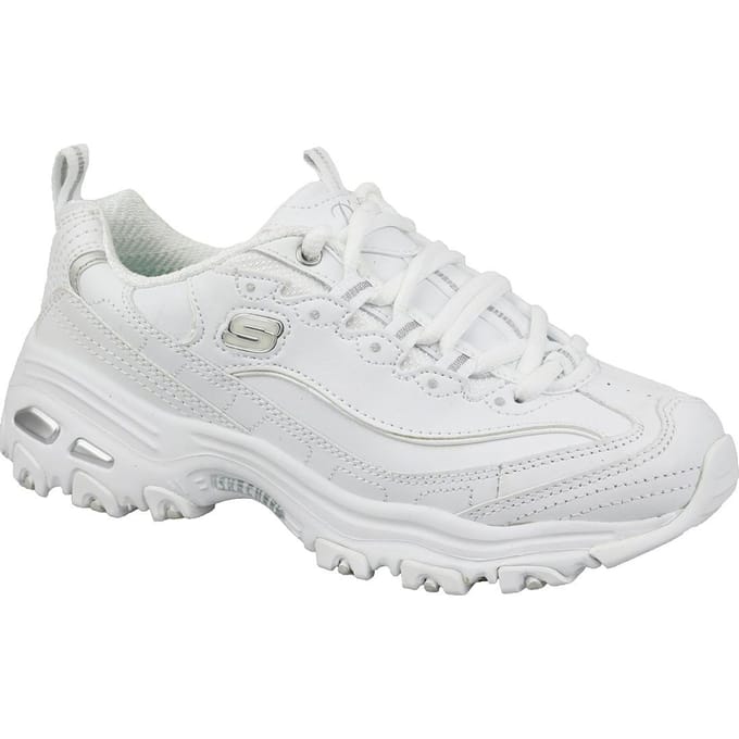 Skechers - D'Lites Fresh Start - Dames - Sneakers - Wit