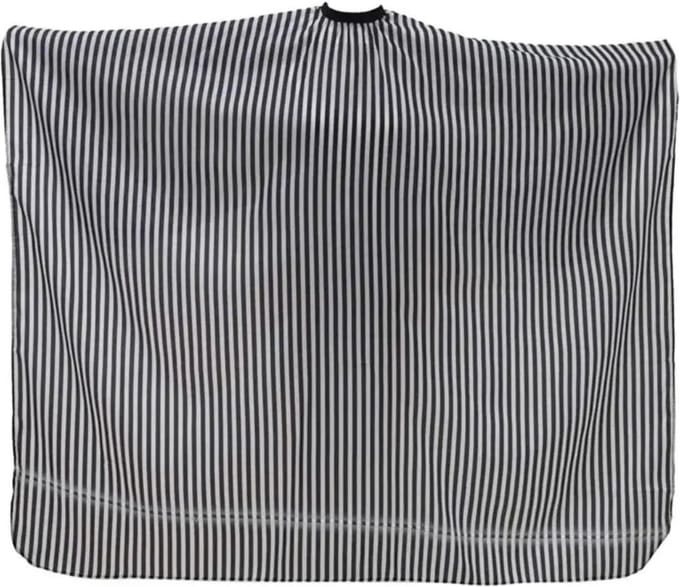 Livano Baardschort - Beard Bib - Scheerschort - Baard Cape - Kappersmantel - Kapmantel - Zwart/Wit