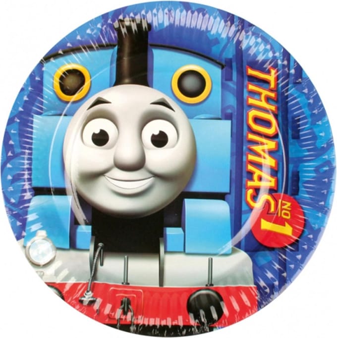 Amscan - Thomas & Friends - Borden 23 cm (8 stuks)