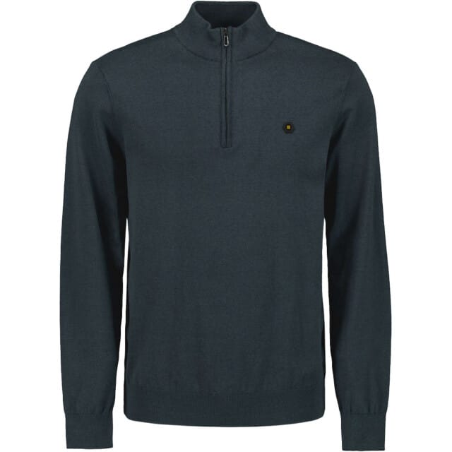 No Excess Pullover half zip 2 coloured melang night