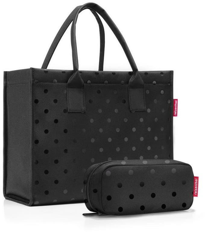 reisenthel Daily Shopper - Geschenkset 2 tlg. (glossy dots black)