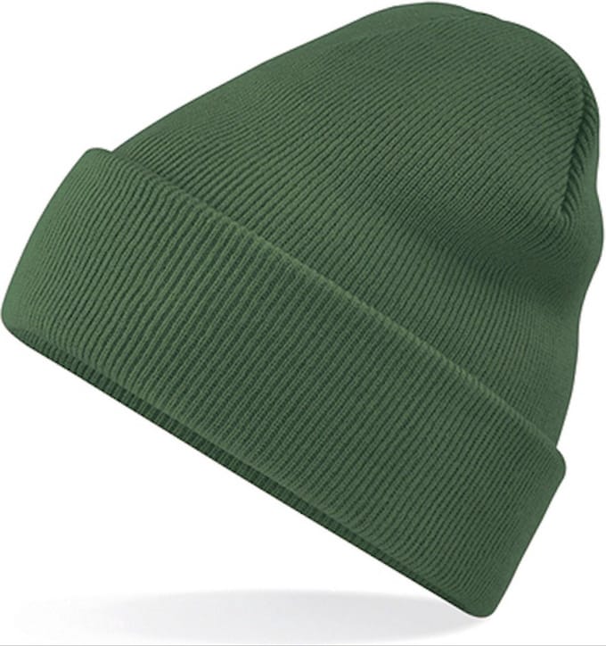 Muts - Beanie - Gehaakt - Wintermuts - Warm - 'Original Cuffed Beanie' - Mos groen - Jonyx