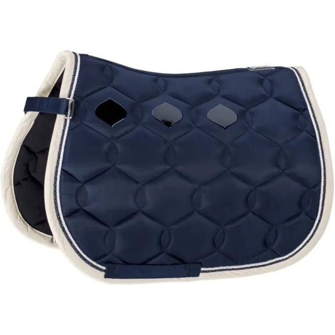 Eskadron Zadeldek Eskadron Glossy Wave Contrast Shetty Blauw