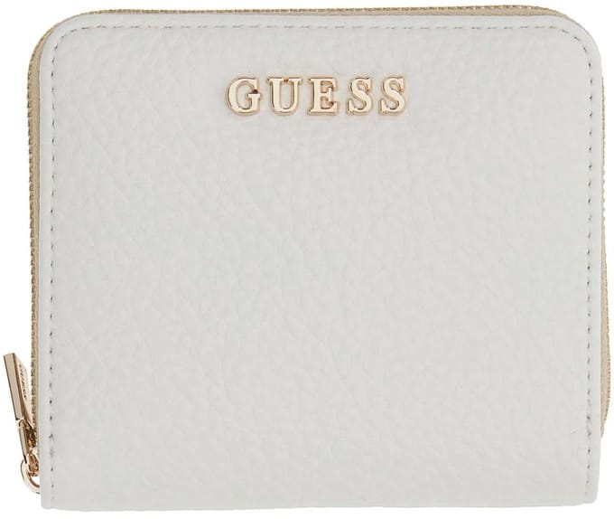 GUESS portemonnee Jessa SLG Zip Around Wallet White wit