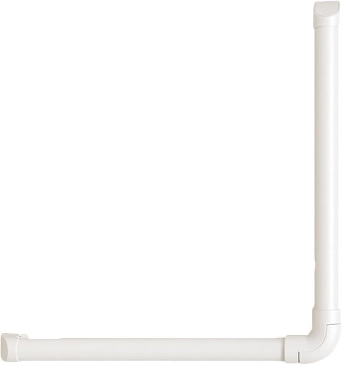 Badkamer Greep - Veiligheidshandgreep Wandbeugel - Ondersteuning Mobiliteit - Antislip Hars Buis - 64x64cm - Wit