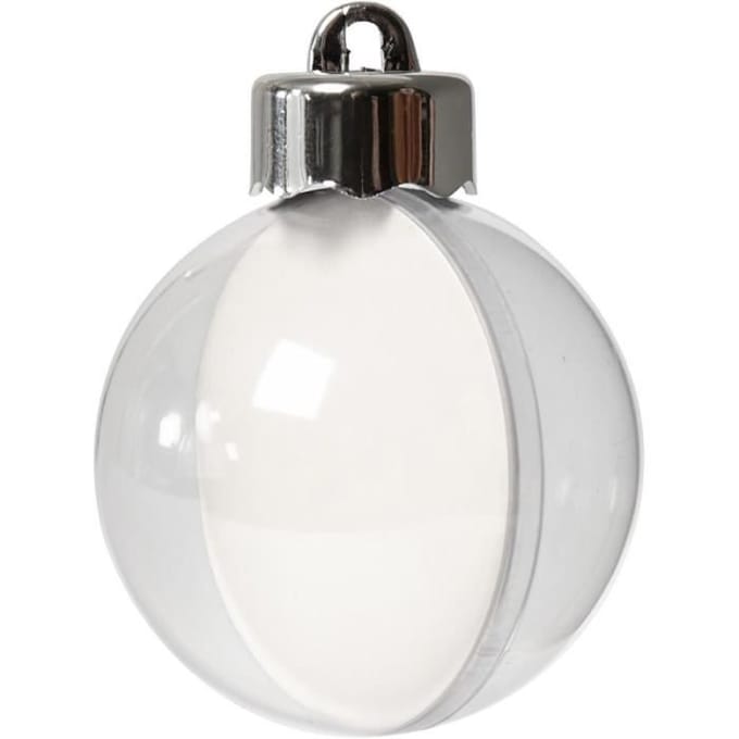 Creativ Company - Deco Balls Transparent 5cm 10 pcs.
