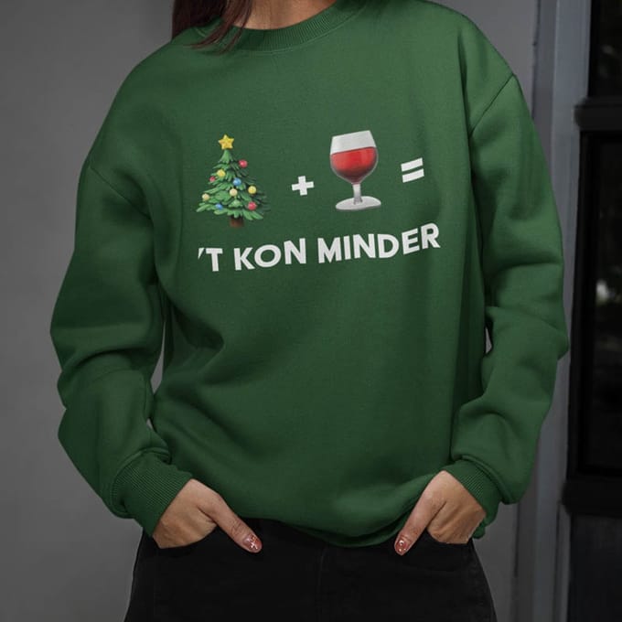 Foute Kerst Trui Groen += ’t Kon minder 4XL
