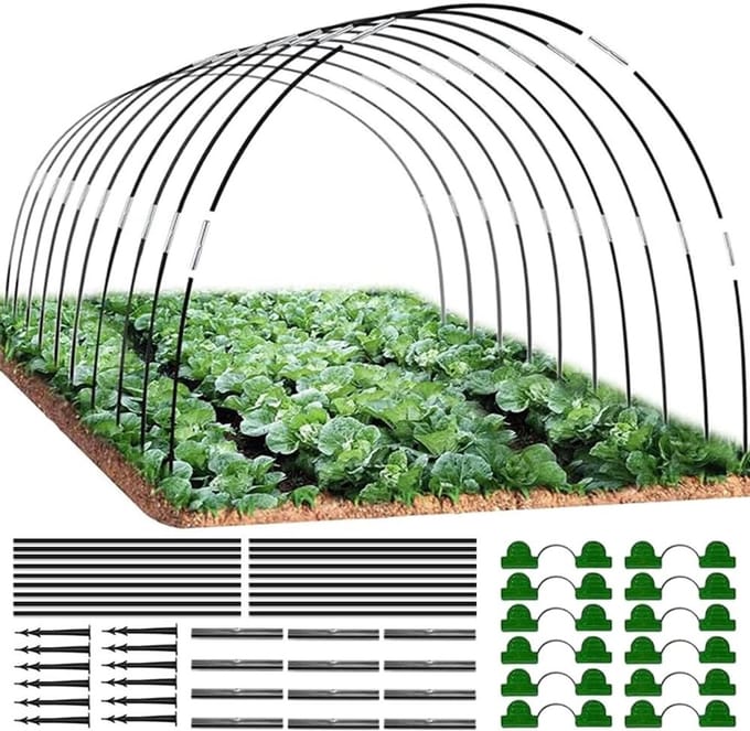 Omgoods - Set van 18 Folietunnel Bogen voor Tuintunnels