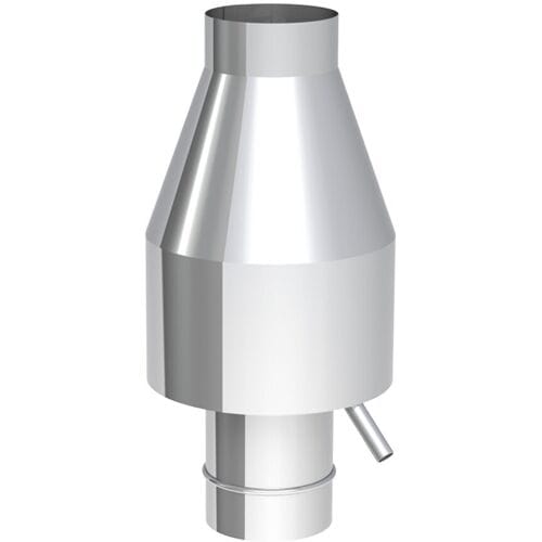 GGM Gastro Deflektorhaube - Ø 350 mm Zilver