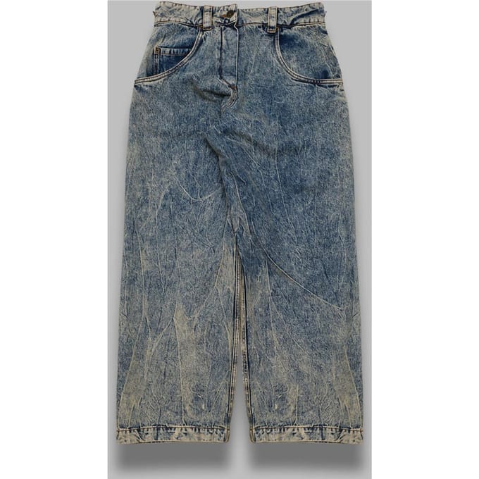 achterwaartse jeans geweven
