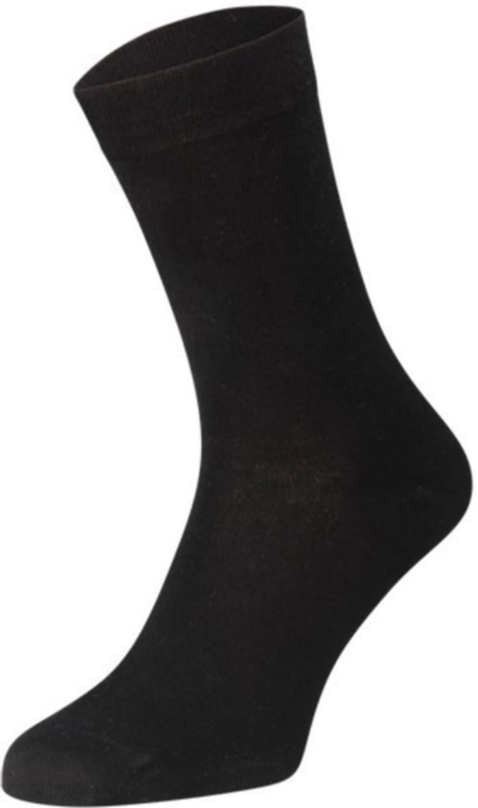 Boru Bamboo Sok | 2-Pack | Zwart, Maat 46/47